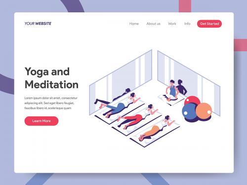 Yoga and Meditation Illustration - yoga-and-meditation-illustration