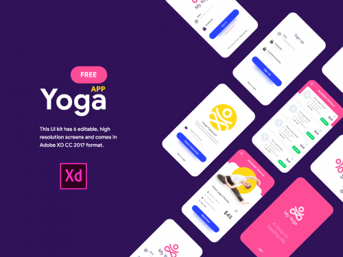 Yoga App Ui bie - yoga-app-ui-freebie