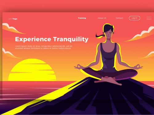 Yoga - Banner & Landing Page - yoga-banner-landing-page