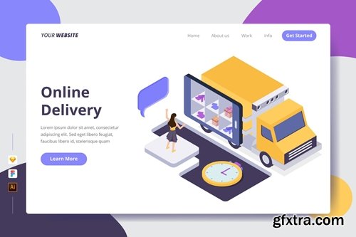 Online Delivery - Landing Page