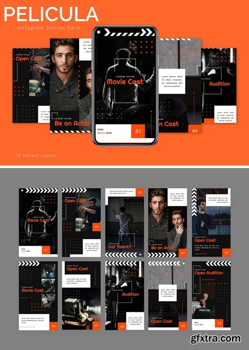 Pelicula - Instagram Story Pack
