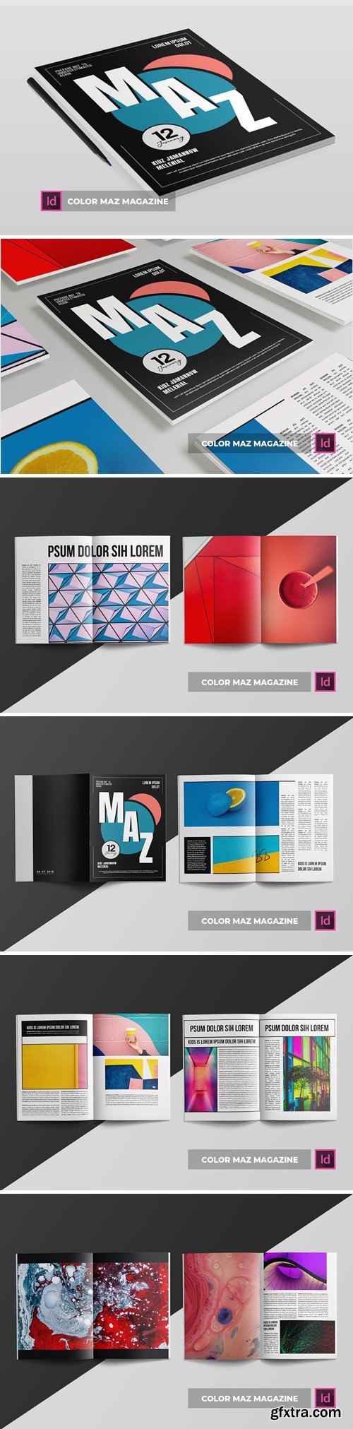 Color Maz | Magazine Template