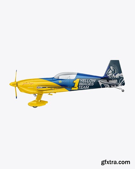 Sport Airplane Mockup - Side View 55702