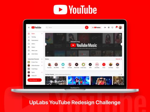 YouTube Homepage Redesign Challenge - youtube-homepage-redesign-challenge