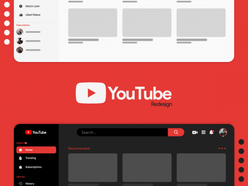 Youtube Redesign - Material Flat - youtube-redesign-material-flat