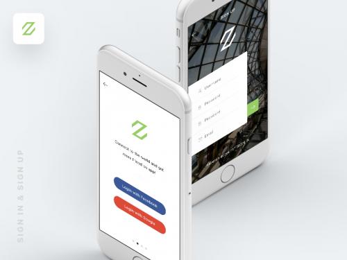 Zade UI - Sign In & Sign Up - zade-ui-sign-in-sign-up