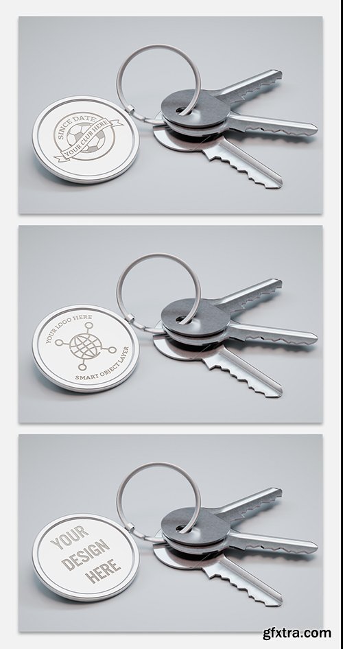 Circle Key Ring Mockup 226113318