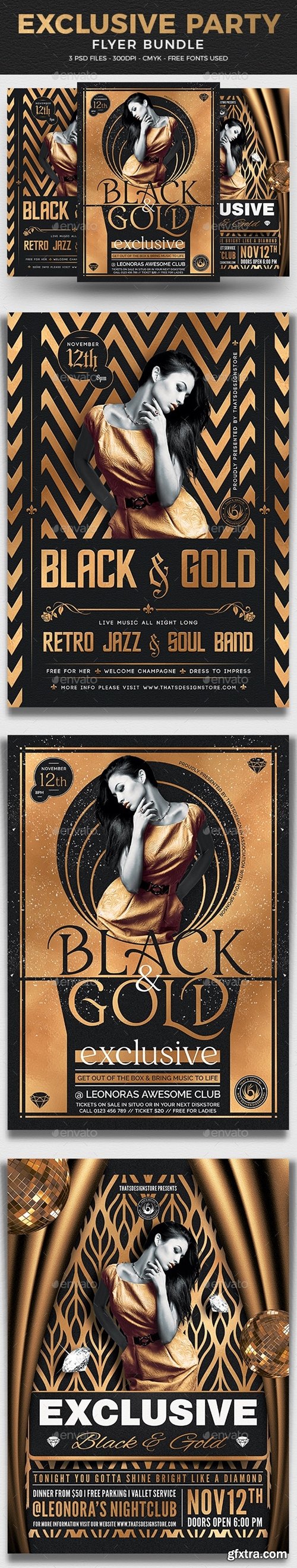 GraphicRiver - Exclusive Party Flyer Bundle V2 25797963