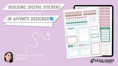 Building Digital Planner Stickers in Affinity Designer for Goodnotes