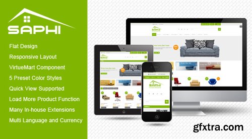 SmartAddons - SJ Saphi v2.1.2 - Responsive Joomla Furniture Template