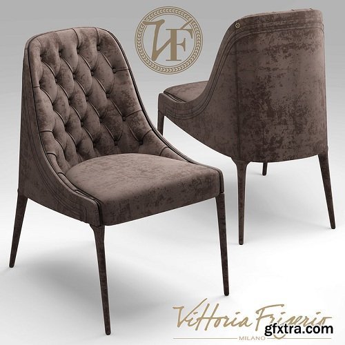 Vittoria Frigerio Table and chair - Poggi High capitonne