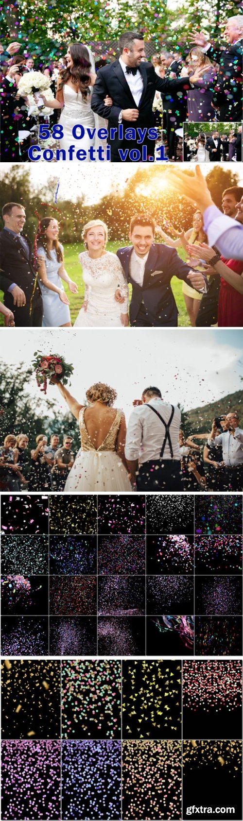 58 Falling Confetti Photo Overlays 2998868