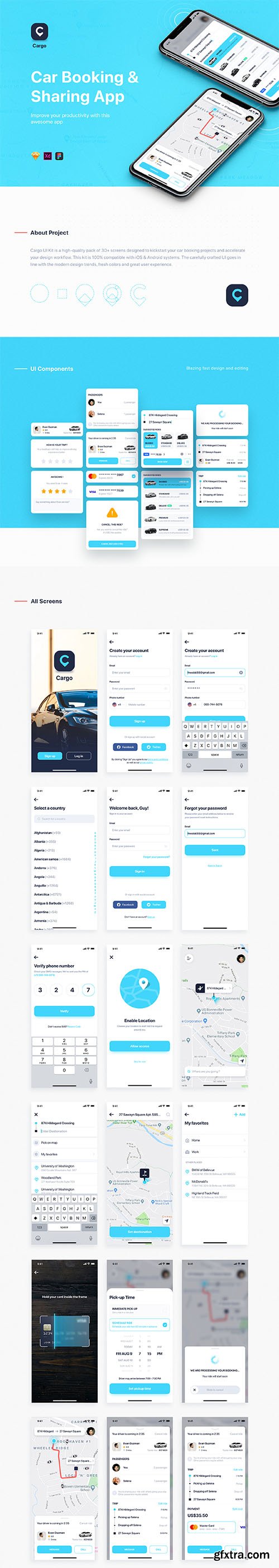 Cargo - Car Booking & Sharing App