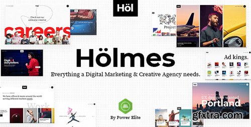 ThemeForest - Holmes v1.2 - Digital Agency Theme - 23240087 - NULLED