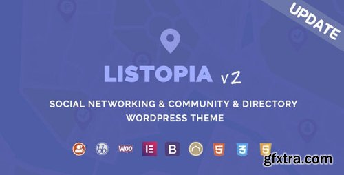 ThemeForest - Listopia v2.1.1 - Directory, Community WordPress Theme - 20740002