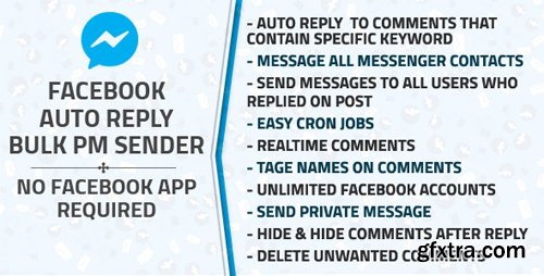 CodeCanyon - Facebook Auto Reply & Bulk Private Message Sender v1.2 - 22324688