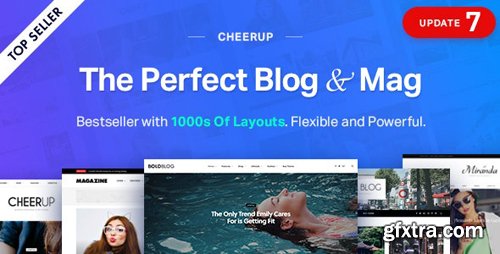 ThemeForest - CheerUp v7.0.3 - Blog/Magazine & Travel WordPress - 16430770 - NULLED