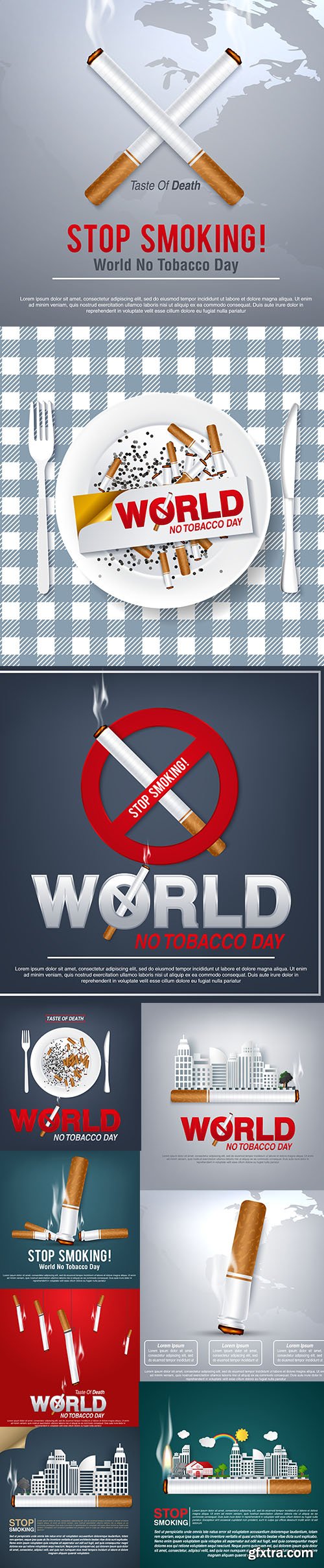 World NO Tobacco Day Concept Stop Smoking 