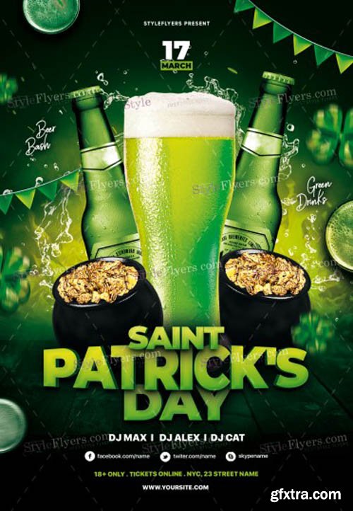 ST Patricks Day V2202 2020 PSD Flyer Template