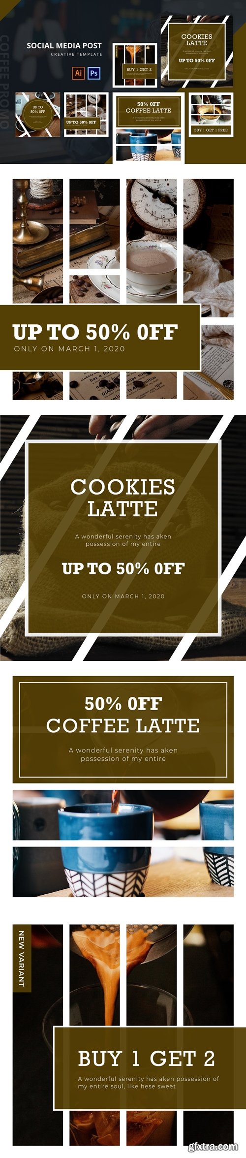 Coffee Promo Social Media Post Template