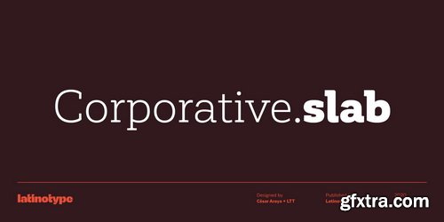 Corporative Slab Font Family