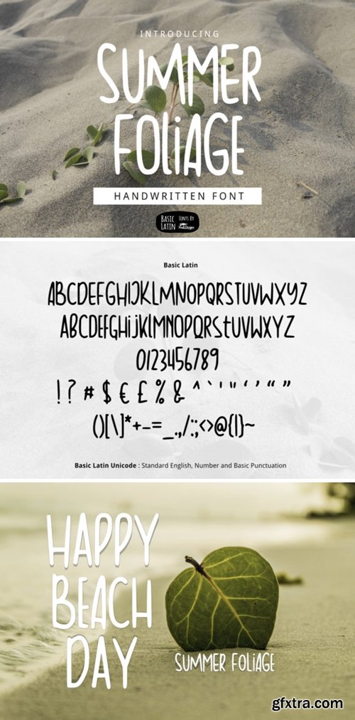 Summer Foliage Font