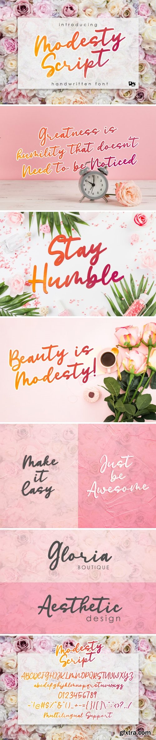 Modesty Font