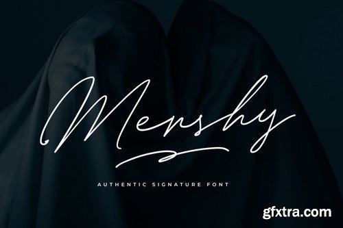 Mershy Signature Font