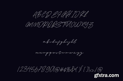 Mershy Signature Font