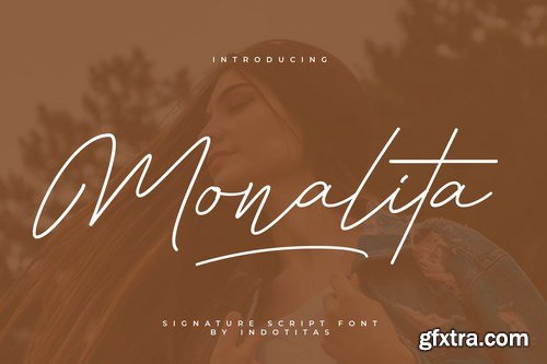 Monalita Signature Font