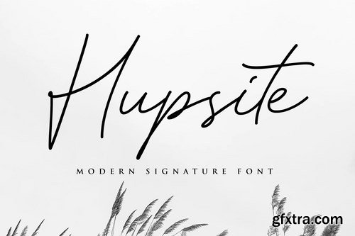 Hupsite Signature Font