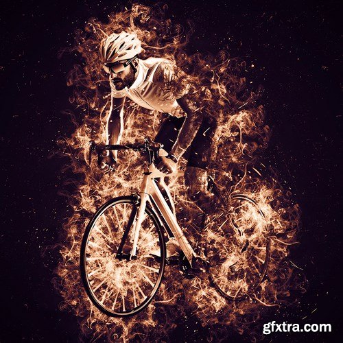 GraphicRiver - Blazing Photoshop Action 25796890