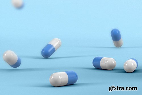 Plastic Pill Bottle Mockup