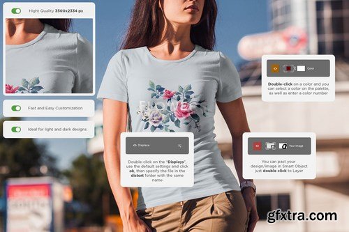 T-Shirt Fashion Mock-Up v2