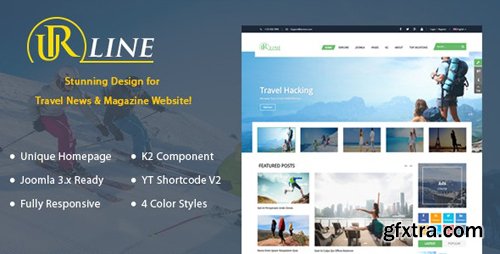 ThemeForest - Urline v3.9.6 - Responsive Travel News Joomla Template - 18175595