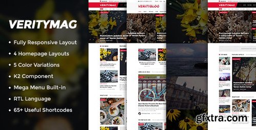 ThemeForest - VerityMag v3.9.6 - Creative News/Magazine Joomla Template - 14403605