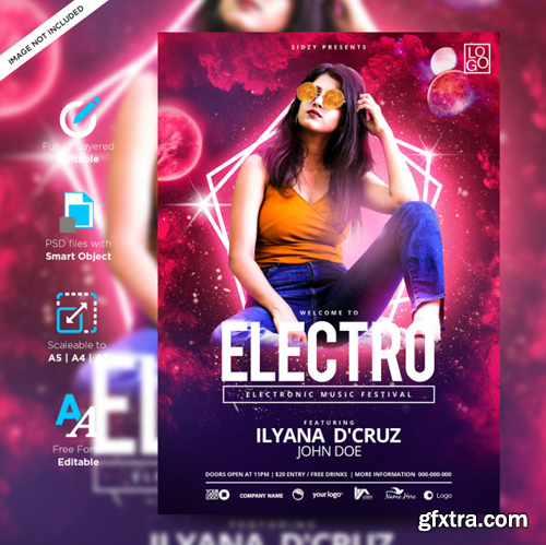 music-fun-model-neon-flyer-electro-style-party-creative-poster_3544-1375