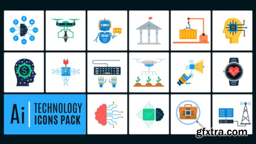 Videohive Ai Technology Icons Pack 25780984