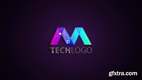 MotionElements Minimal Futuristic Logo Reveal 14419078