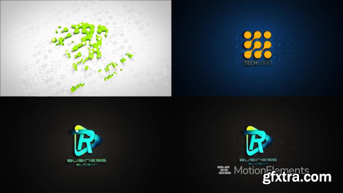 MotionElements Minimal Futuristic Logo Reveal 14419078