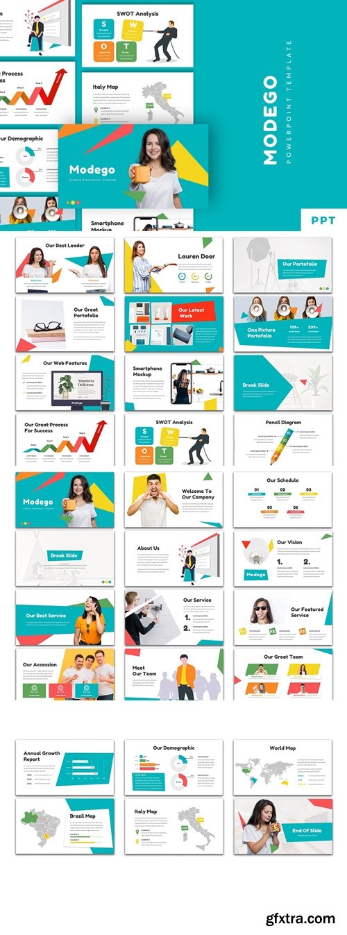 Modego - Creative Powerpoint, Keynote and Google Slides Templates