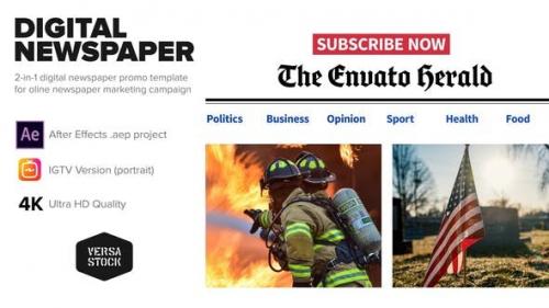 Videohive - Online Newspaper Promotion