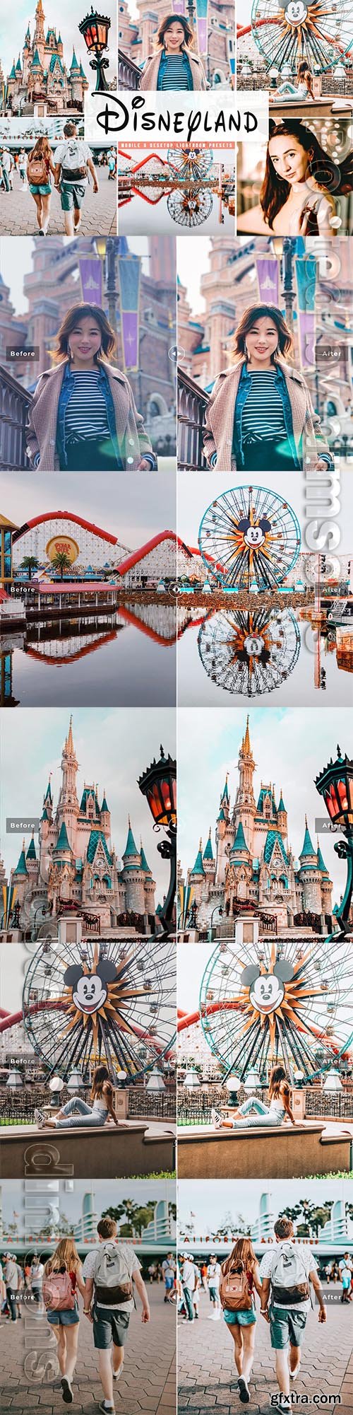 Disneyland Mobile & Desktop Lightroom Presets