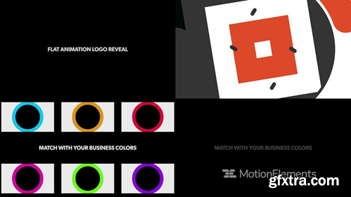 MotionElements Flat Animation Logo Reveal 12257878