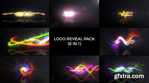 MotionElements Particle Logo Pack 12235599