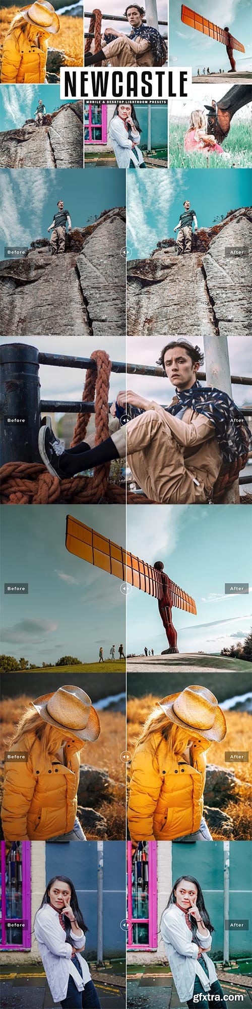 Newcastle Mobile & Desktop Lightroom Presets