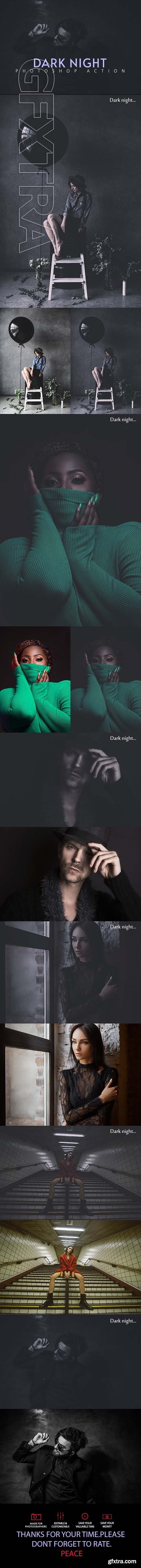 GraphicRiver - Dark Night Photoshop Action 25606778