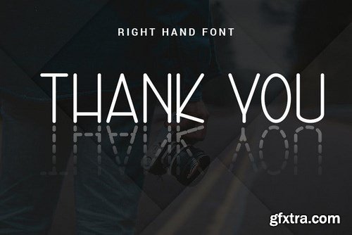 RightHand - 20 Monoline Fonts