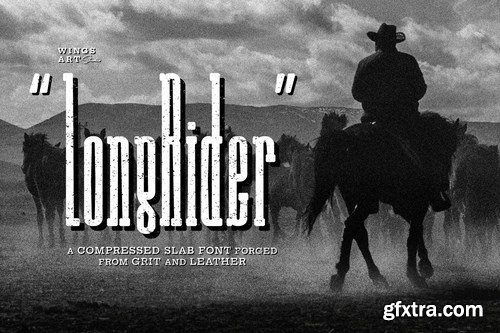 CM - Long Rider - The Cowboy Font 4605055