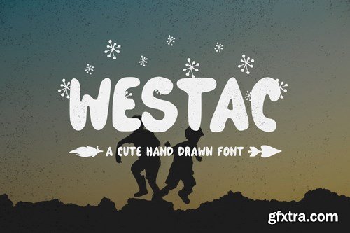 Westac - A Cute Hand Drawn Font